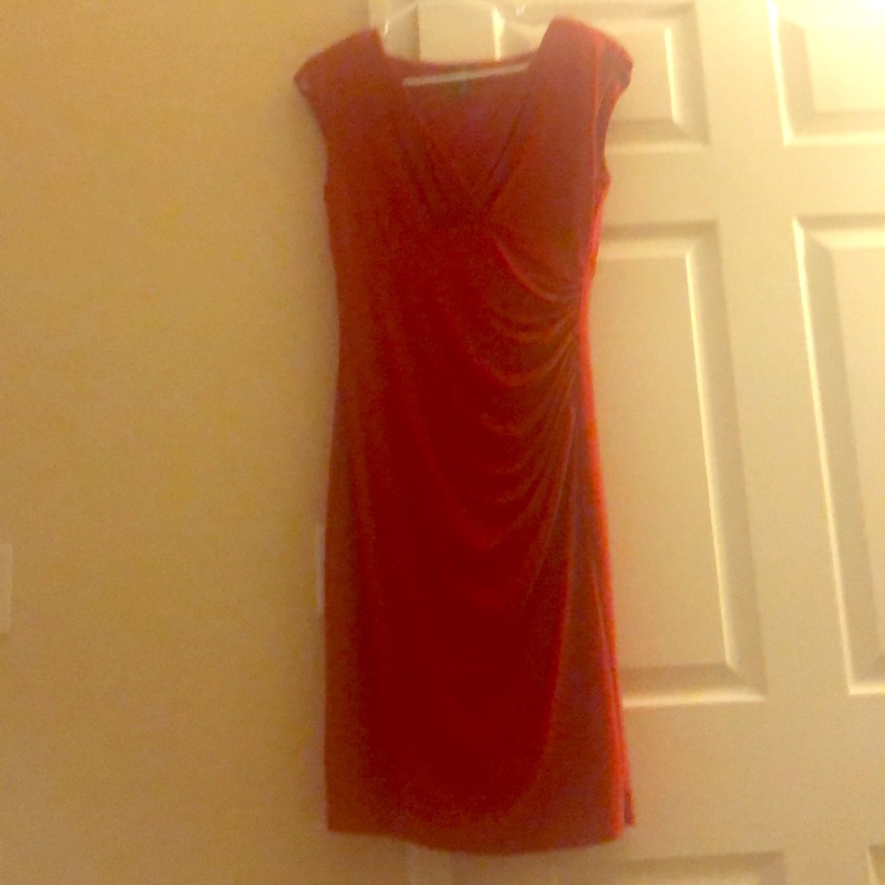 red dress